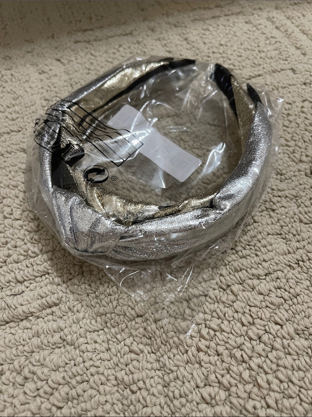 2 PACK silver and gold headband NWT